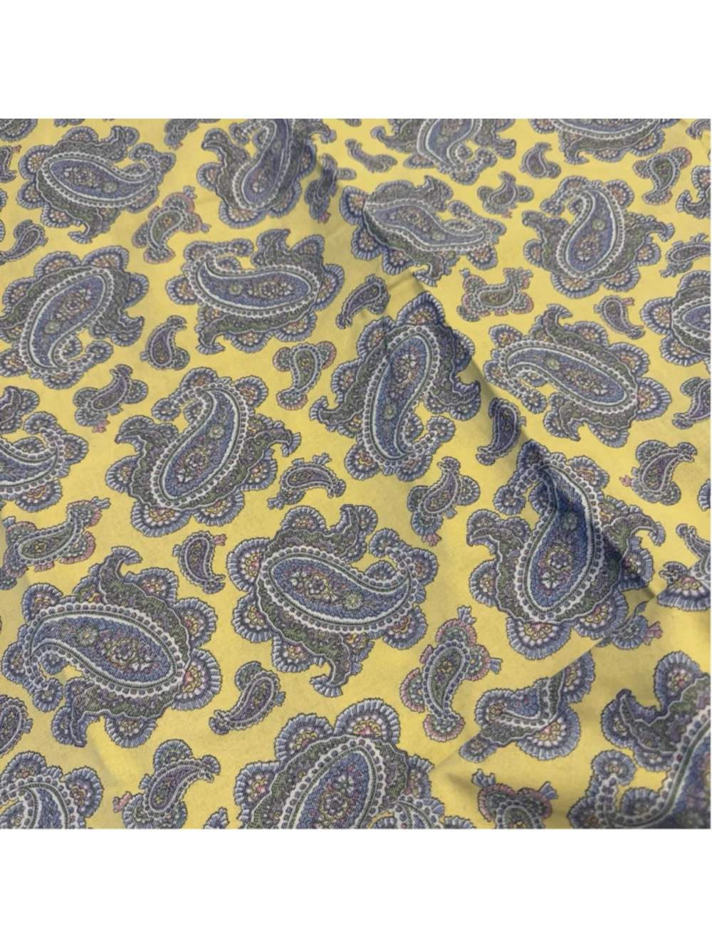 Ralph Lauren Studio Paisley Pale Yellow King Duvet Comforter Cover New Vintage